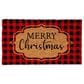 Evergreen Buffalo Check Christmas 1"4" x 2"4" Multicolor Door Mat, , large