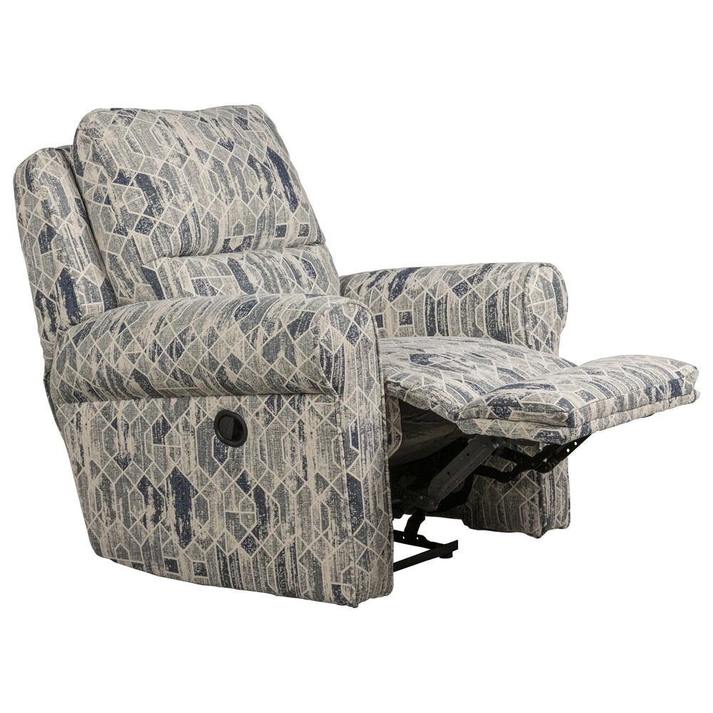 Homestead Furniture Llc Grand Millennial Manual Recliner in Hastings Stormy, , large