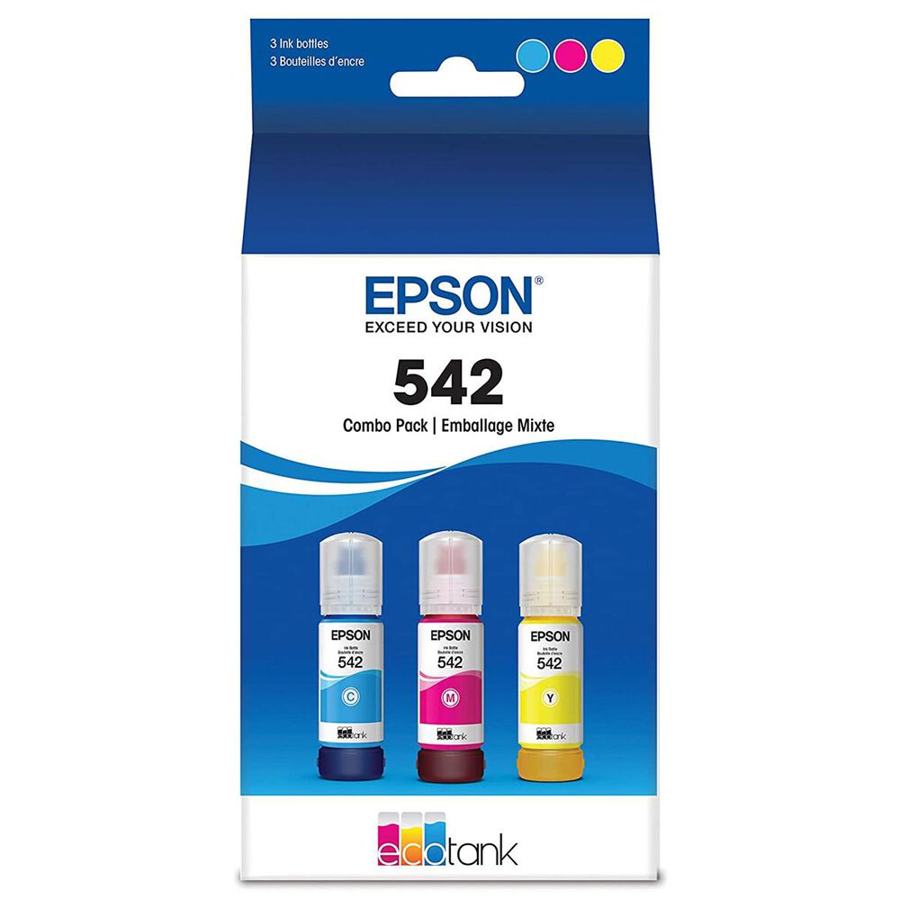 Epson T542 Pigment Ink Bottles in Multicolor Nebraska Furniture Mart