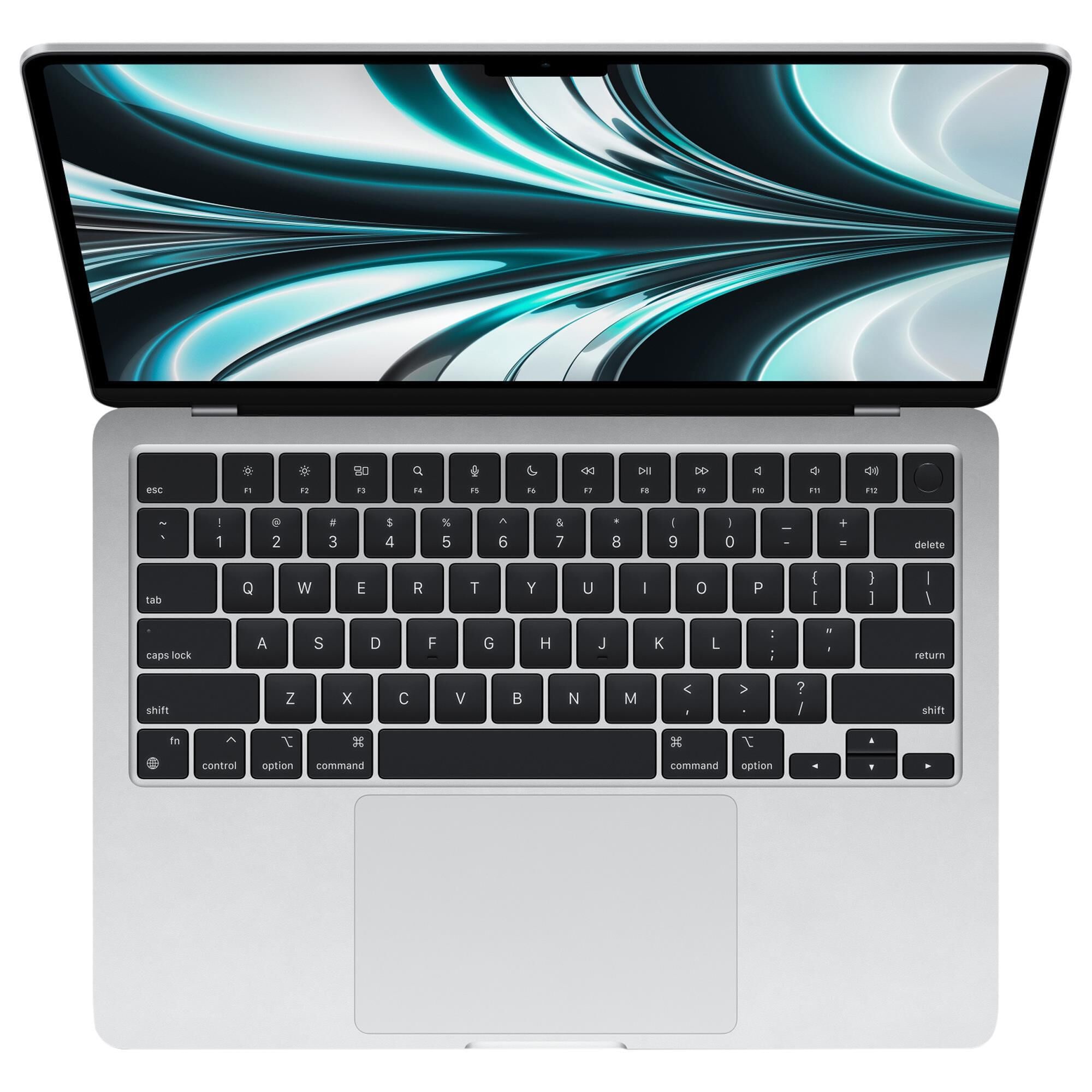 Apple 13.6 MacBook Air Laptop Apple M2 8GB RAM Apple M2 10 Core 512GB SSD in Silver with 2 Year AppleCare