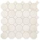 Dal-Tile Relicca Pristine 12" x 12" Octagon Dot Ceramic Mosaic Sheet, , large