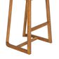 Hearth and Haven Outdoor Bar Stool with Woven Wicker Back and Cushion in Beige (Set of 2), , large