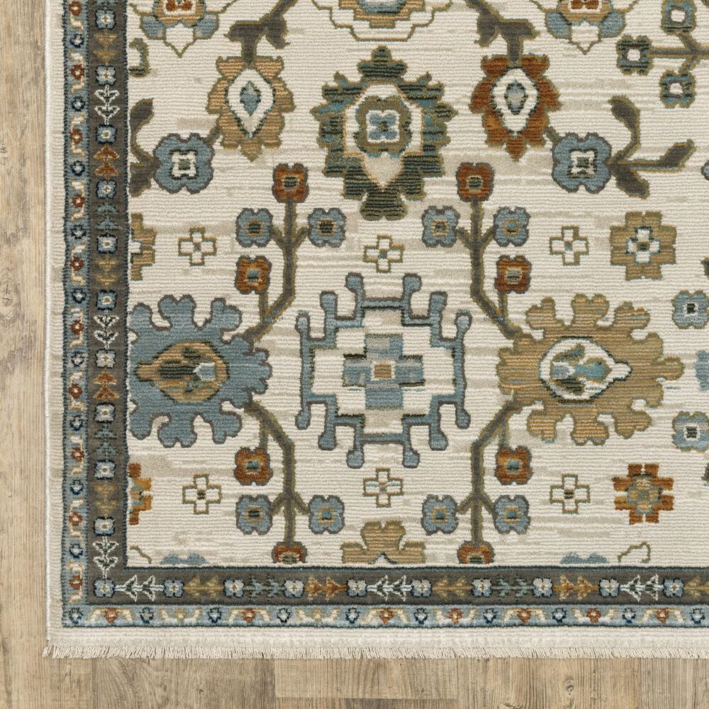 Oriental Weavers Keira Ivory and Multicolor 7&#39;10&quot; x 10&#39;10&quot; Area Rug, , large