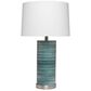 Jamie Young Danbury Hand-Blown Glass Table Lamp in Teal, , large