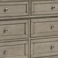 Signature Design by Ashley Lettner 4 Piece Twin Bedroom Set in Burnished Light Gray, , large