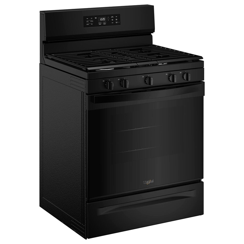 Whirlpool 5 Cu. Ft. Freestanding Gas Range in Black, , large