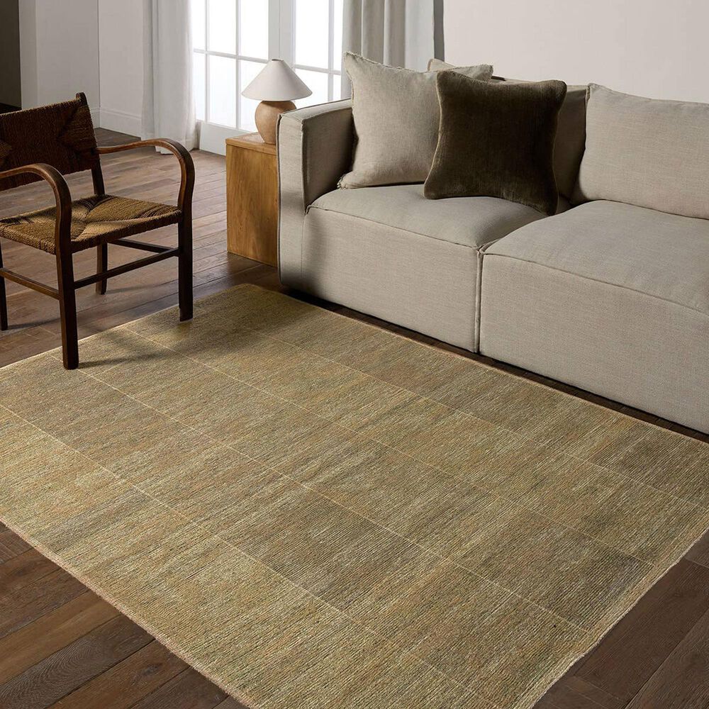 Jaipur Edage Saith 4&#39; x 6&#39; Petrified Oak, Cub, Sepia Tint, Malt Ball and Kelp Area Rug, , large