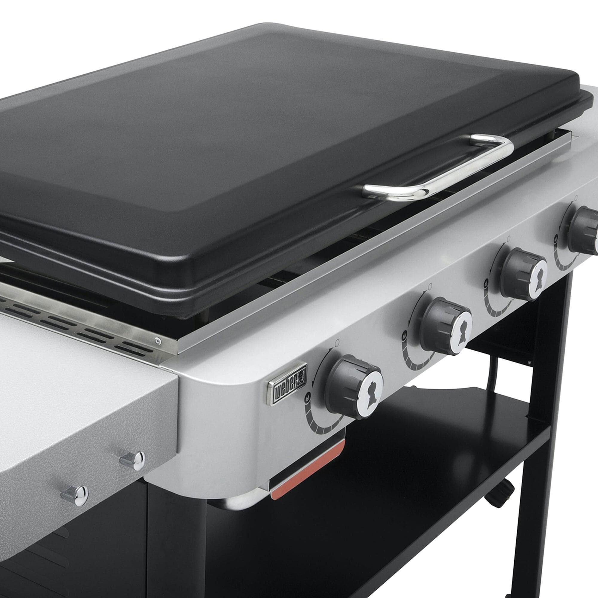 Weber flat sales top grill