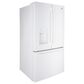 GE Appliances 25.6 Cu. Ft. Capacity 3-Door French Door Refrigerator in White, , large