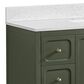 37B Ravello 36" Single Bathroom Vanity Cabinet in Deep Olive Green with Marble Top and Backsplash, , large