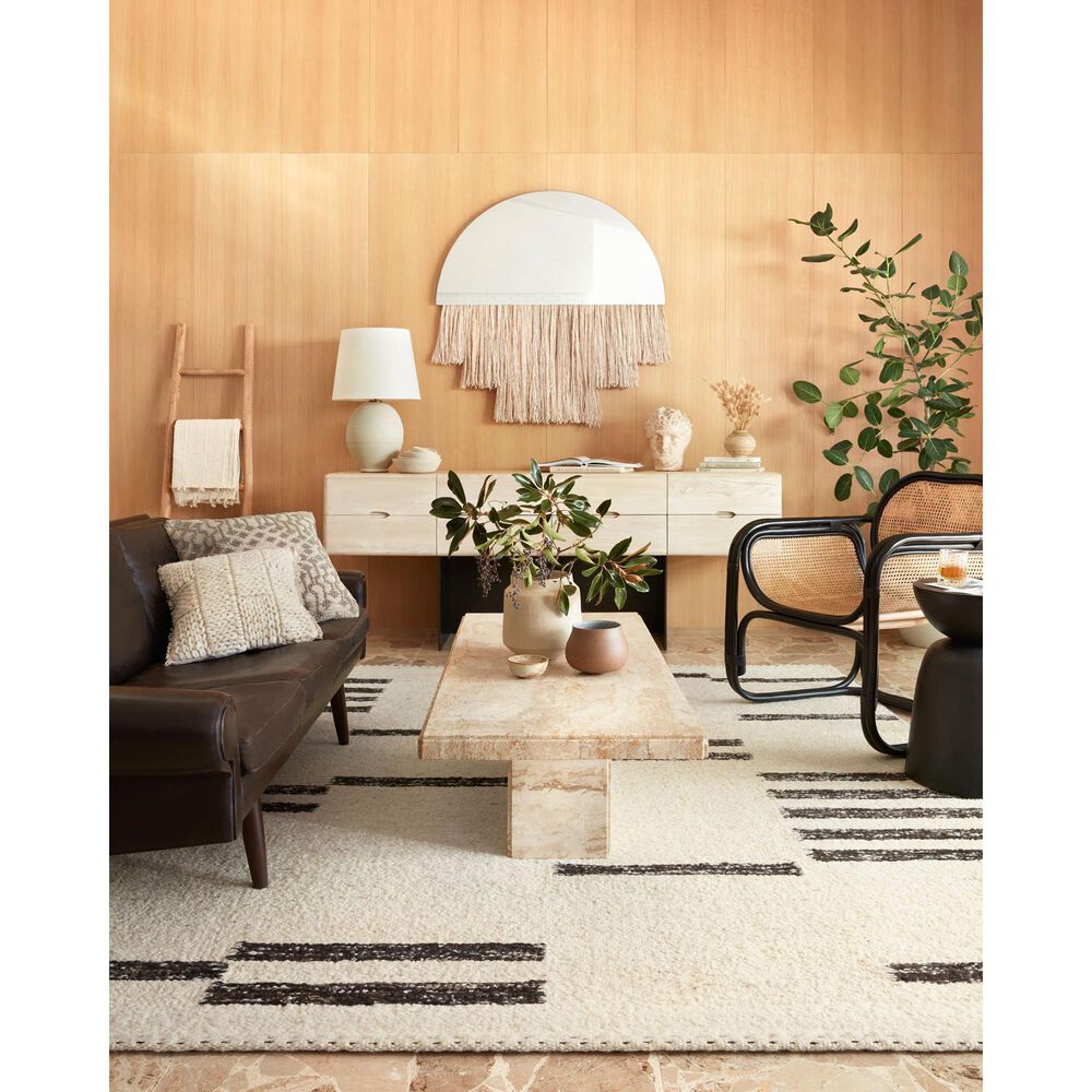 Loloi Roman 4&#39; x 6&#39; Natural and Bark, , large