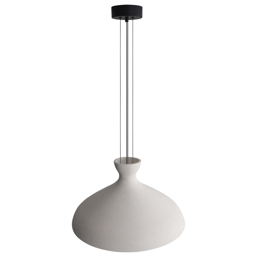 Golden Lighting Aethera 22" 1-Light LED Pendant in White Sandstone, , large