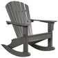 Oceanside Adirondack Shellback Rocker Chair in Charcoal, , large
