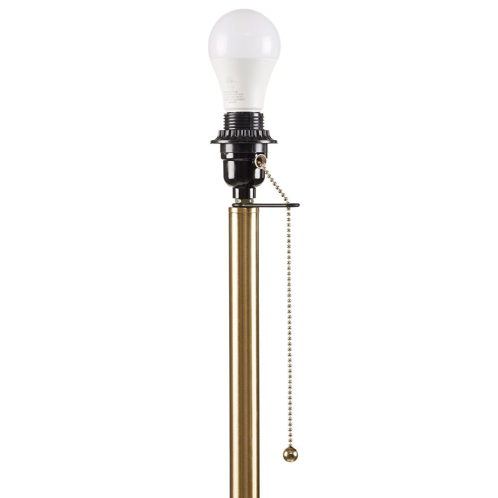 Hampton Park Serin Floor Lamp in Black and Antique Gold, , large