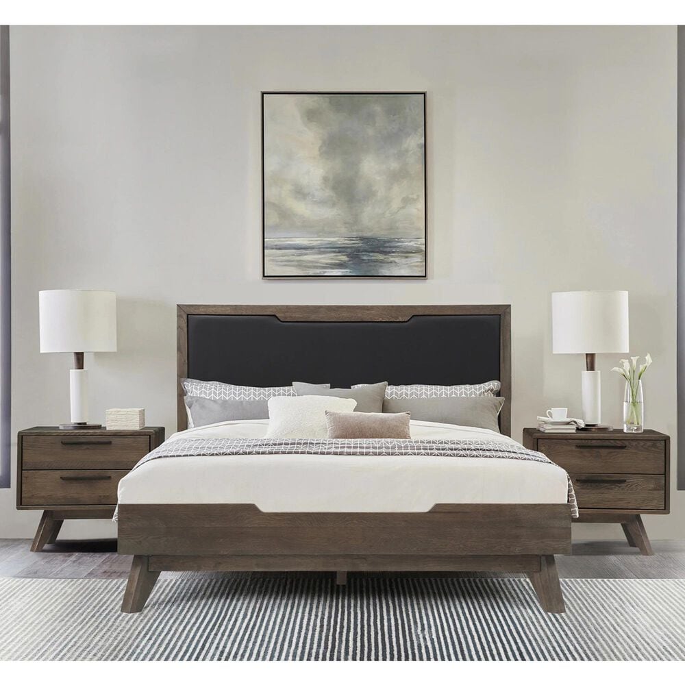 Blue River Astoria 3-Piece King Bed Set in Dark Brown, , large