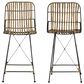 Safavieh Minerva Wicker Counter Stool in Natural Brown Wash (Set of 2), , large