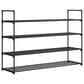 Timberlake 4-Tier Shoe Rack in Black, , large