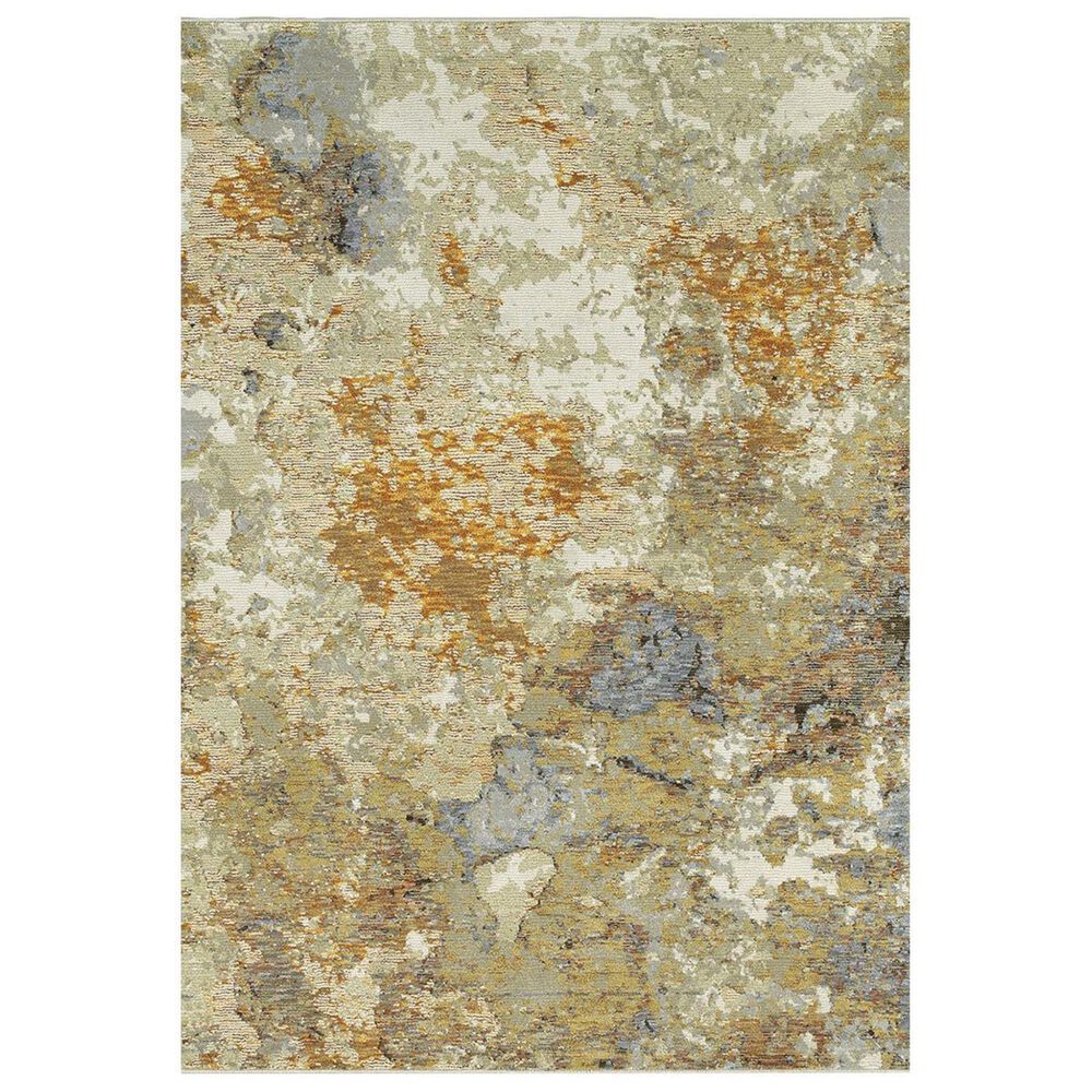 Oriental Weavers Evolution 8031B 7"10" x 10"10" Gold Area Rug, , large