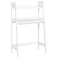 RiverRidge Home Buckins Kids Desk with Ladder Shelf Storage in White, , large