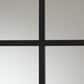 Baxton Studio Barrington Metal Accent Wall Mirror in Black, , large
