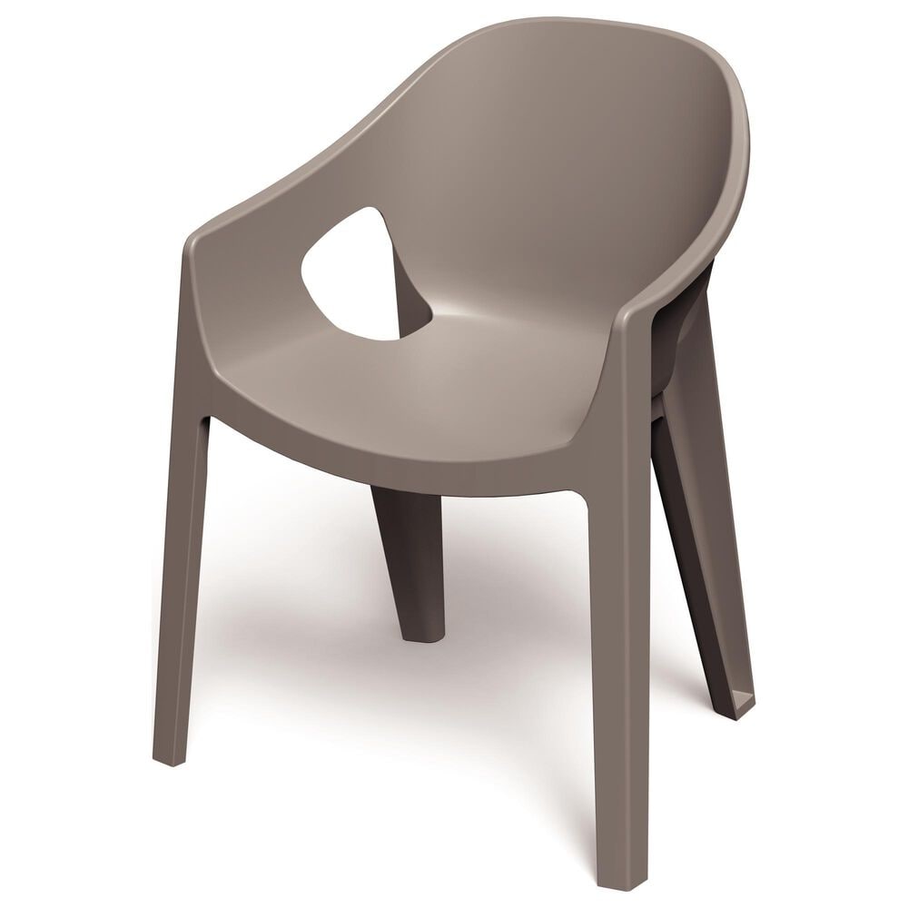 Zentro Living Premo Bistro Chair in Taupe, , large