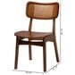Baxton Studio Tafari Side Chair in Walnut Brown and Light Brown (Set of 2), , large