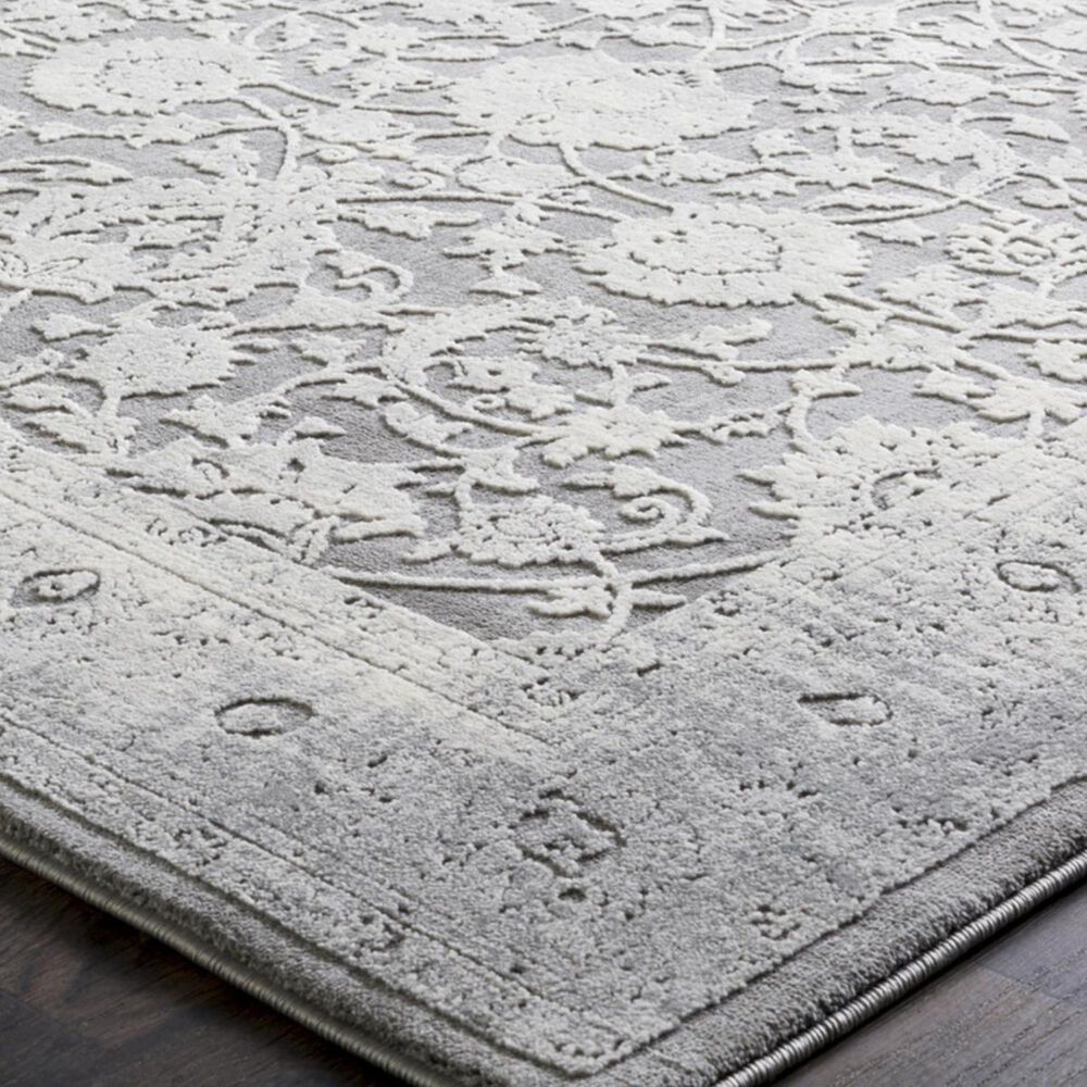 Surya Tibetan TBT-2309 6&#39;7&quot; x 9&#39;6&quot; Gray, Ivory and Taupe Area Rug, , large