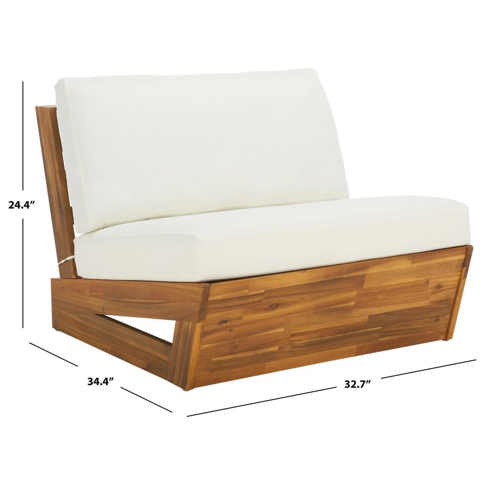 Safavieh Lynn Lounge Chair in Beige (Set of 2), , large