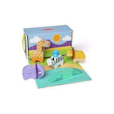 Melissa & Doug Blockables Safari Play Set, , large