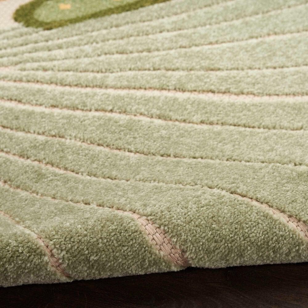 Nourison Aloha 10&#39; x 14&#39; Green and Yellow Indoor/Outdoor Area Rug, , large