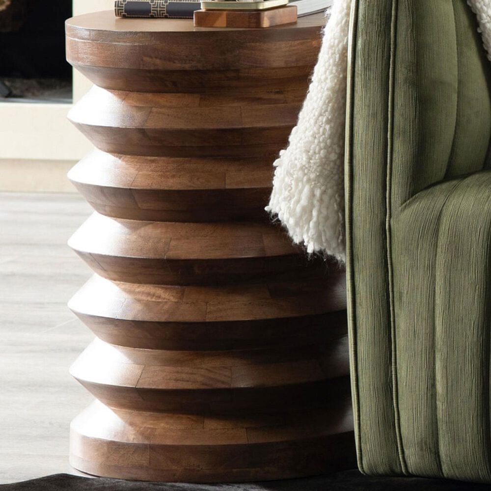 Crestview Collection Kempsey Accent Table in Brown, , large