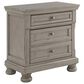 Ashley Lettner 2-Drawer Nightstand in Light Gray, , large