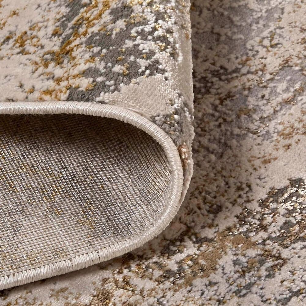Feizy Aura 3735F 13&#39; x 20&#39; Gold and Gray Area Rug, , large