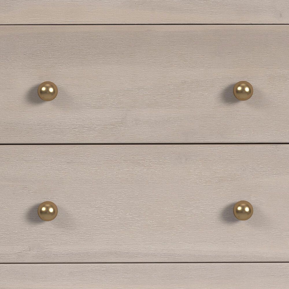 Butler Specialty Company Nora 2 Drawer Nightstand with Open Shelf in Antique Taupe, , large