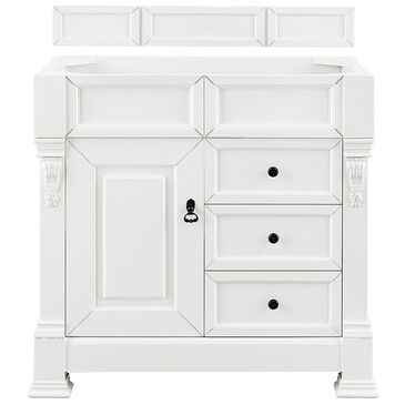 James Martin Brookfield 36" Single Vanity Cabinet in Bright White, , large