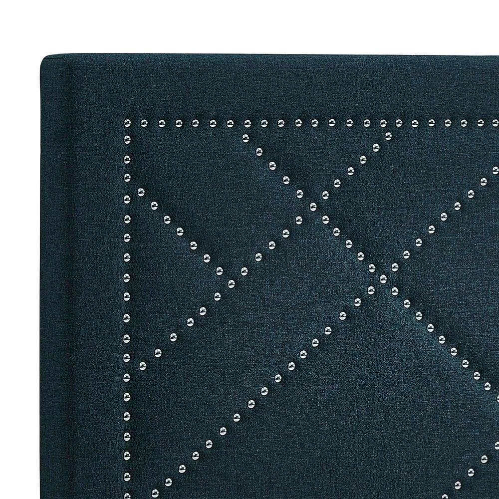 Modway Reese Upholstered Linen Fabric Full/Queen Headboard in Azure, , large