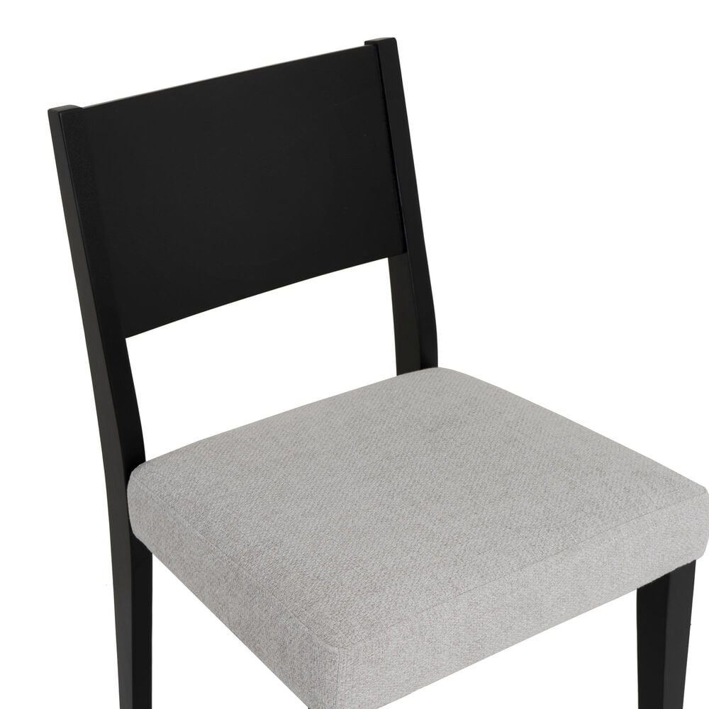 Linden Boulevard Cosgrove Upholstered Side Chair in Black, , large