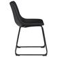 Ashley Centiar Dining Side Chair in Black Faux Leather, , large