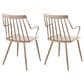 LumiSource Preston Farmhouse Accent/dining Chair in Antique Copper and Whitewashed Wood by LumiSource - Set of 2, , large