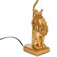 Creative Coop Resin Lion Table Lamp in Gold, , large