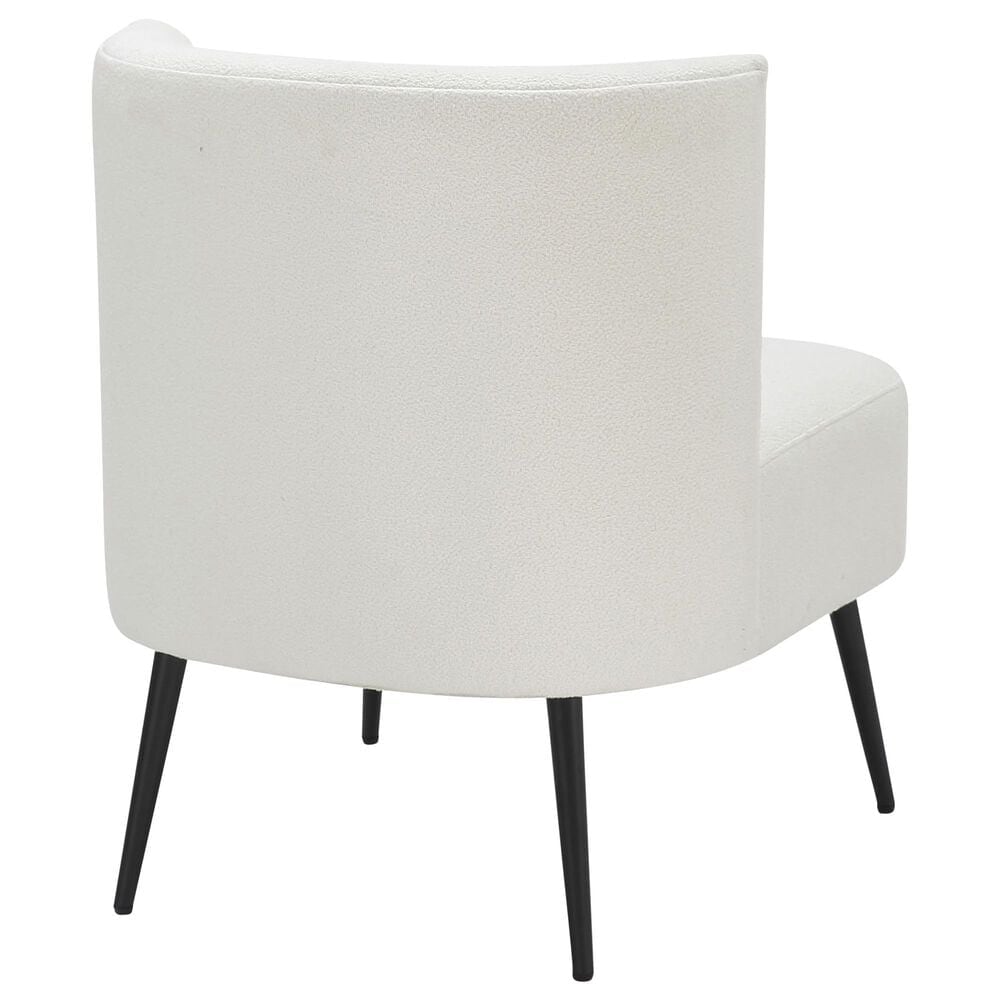Lumisource Fran Slipper Chair in White, , large