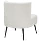 Lumisource Fran Slipper Chair in White, , large