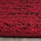 Safavieh Adirondack ADR117F-6R 6" x 6" Red/Black Round Rug, , large