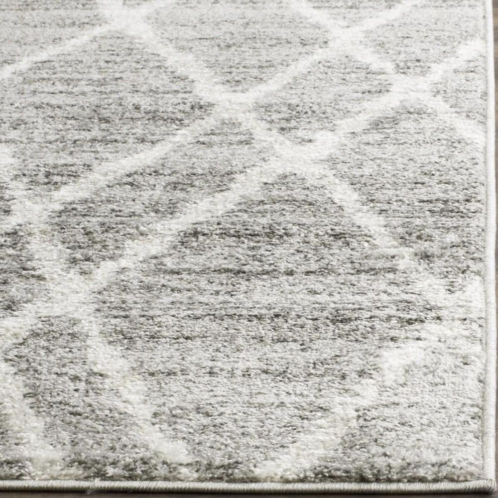 Safavieh Adirondack ADR128B 4' Square Ivory and Silver Area Rug, , large