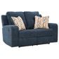 Ashley Danum Manual Reclining Loveseat in Ink, , large