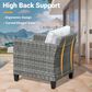 HOMLUX Patio Lounge Chair in Gray (Set of 2), , large