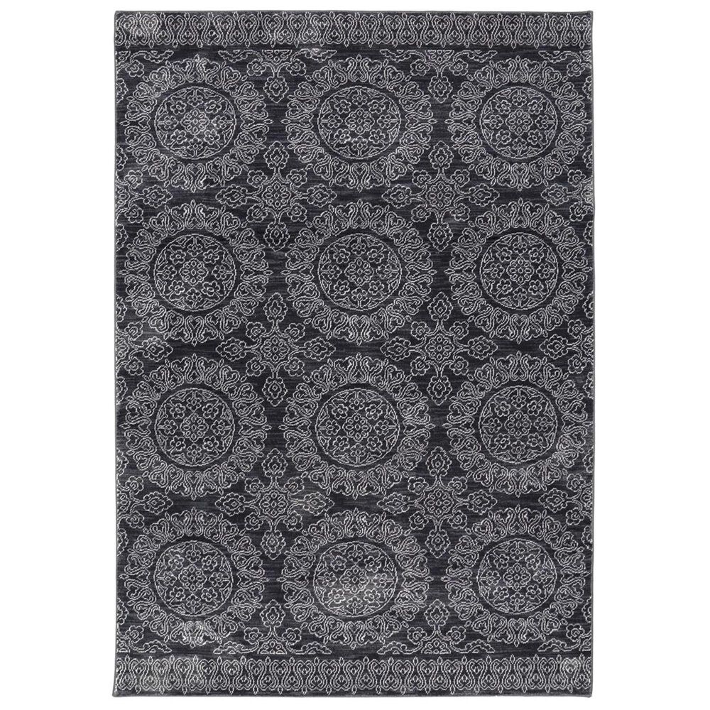 Mohawk Savannah Leawood 90490-90083 8" x 11" Black Area Rug, , large