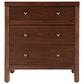 Butler Specialty Company Nora 3 Drawer Nightstand in Walnut Brown, , large