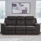 Ashley Brysonview Manual Reclining Sofa in Charcoal, , large