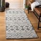 Safavieh Micro-Loop 2"3" x 7" Ivory and Black Runner, , large